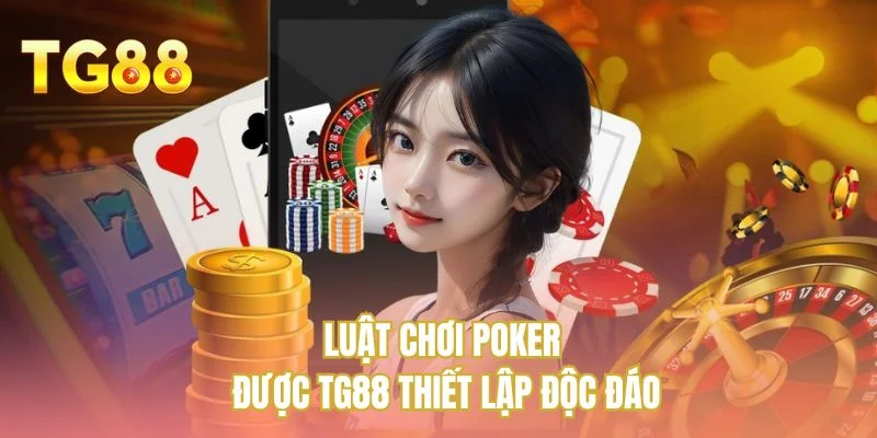 Luật chơi poker được TG88 thiết lập độc đáo
